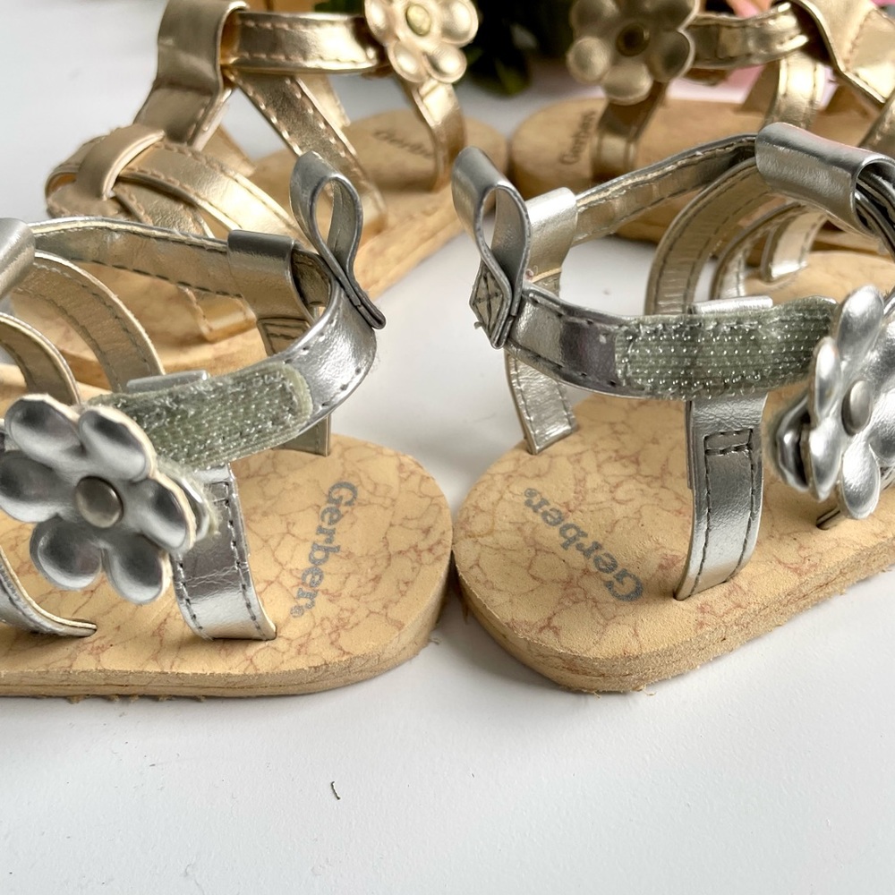 Super cute metallic baby sandals - Picture 6 of 13